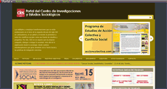 Desktop Screenshot of estudiosociologicos.org